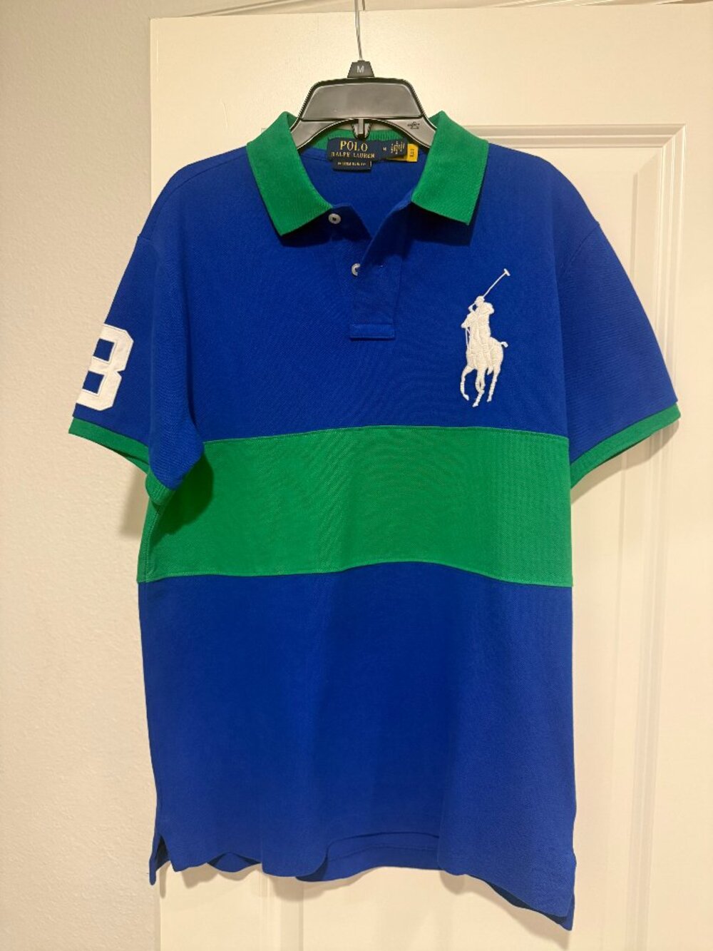 Polo Ralph Lauren Big Pony polo blue/green M NWOT